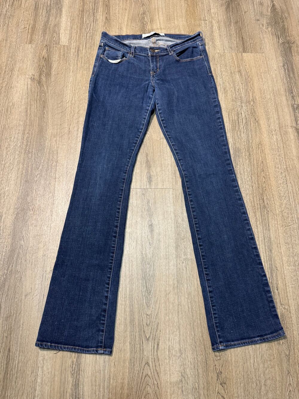 Y2K Abercrombie & Fitch Women's Perfect Stretch Dark Wash Bootcut Jeans